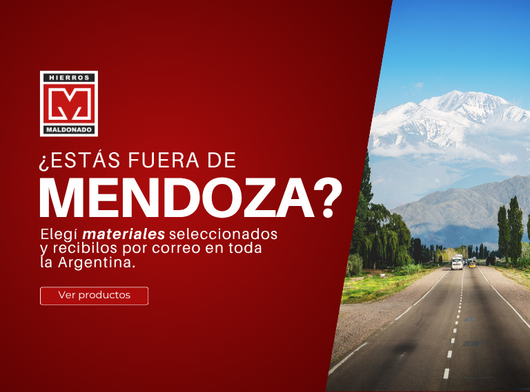 ¿Estás fuera de Mendoza? Elegí materiales seleccionados y recibilos por correo en toda la Argentina