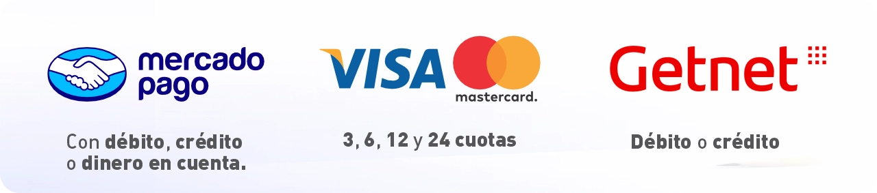 MercadoPago, Visa y Getnet