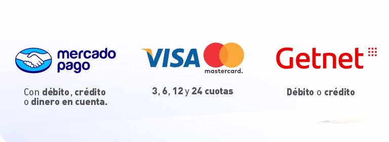 MercadoPago, Visa y Getnet